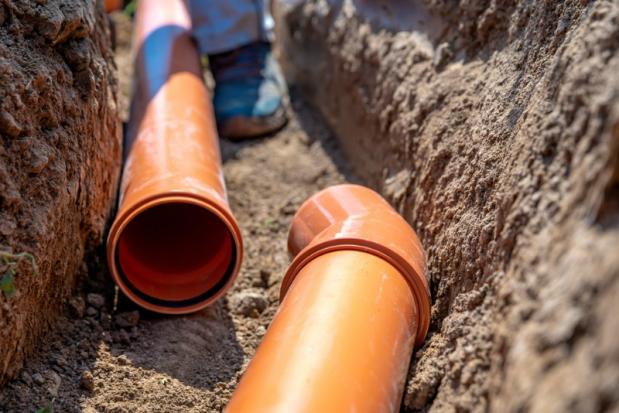 Installation système de drainage